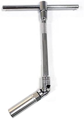HDDU 3/8-Inch Drive by 9/16-Inch Swivel Spark Plug Socket Universal Joint Spark Plug Socket Wrench 14mm Spark Plugs Remover Installer Tool
