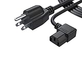 Pwr 3 Prong LCD TV AC Power Cord Cable: Extra Long