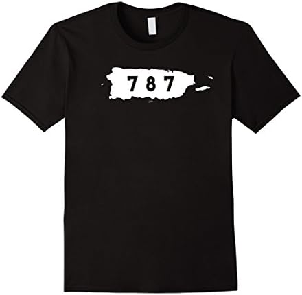 Mens 787 Puerto Rico Boricua Puerto Rican Day Parade T-Shirt XL Black