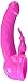 Bangin' Bunny Premium Silicone Rabbit Dildo Wand Attachment for Hitachi Wands Original Magic Wand Original and Rechargeable (Pink)