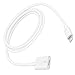 Jackpoloo FEI-C25 8 Pin Extension Cable, Lightning Connector Extender Extension Cable for iPhone 6, 6S, 7,7 Plus, 5s,5c (White)