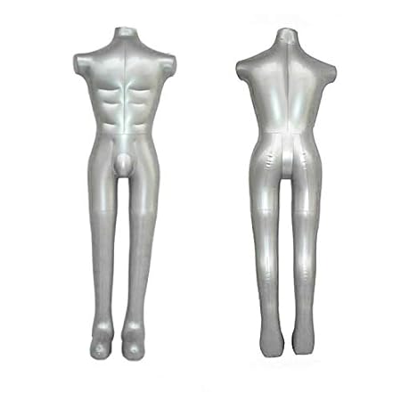 VIGAN Aufblasbare männliche Kleiderpuppe-männliche Mannequin-Körper-blinder Torso-Modell-Kleidungs-Requisiten neu