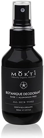 Mukti Organics - Organic / Vegan / Aluminum Free Botanique Deodorant (3.5 fl oz / 100 ml) by Mukti Organics