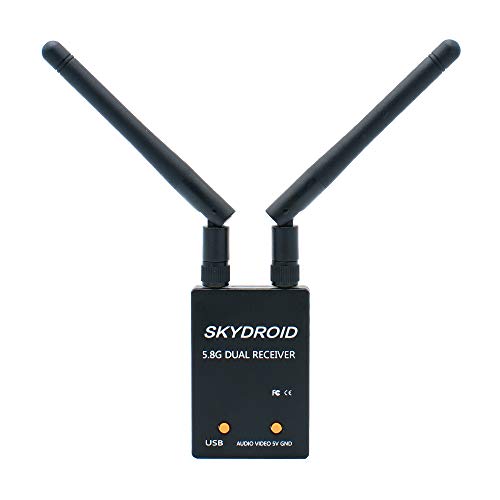 Skydroid UVC Dual Antenna Control Receiver OTG 5.8G 150CH Full Channel FPV Receiver W/Audio for Android Smartphone