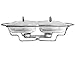 Galashield Buffet Server and Warming Tray Stainless Steel with 2 Glass Dishes Food Warmer Chafing (1.5-Quart Each tray)