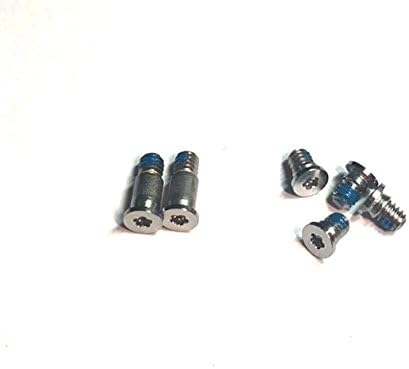 JUSTEC New Bottom Screws for MacBook Retina 13” A1706 with Touch Bar 2016-2018 6pcs (Silver)