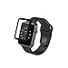 ZAGG InvisibleShield Glass Luxe HD Clarity + Reinforced, Tempered Glass Screen Protector for Apple Watch (38mm) Series 3 - Black