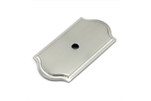 Richelieu Hardware Bp1040195 Classic Knob Backplate Brushed Nickel Finish
