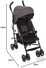 Graco TraveLite Stroller Lightweight Compact 7kg Black/Grey from Birth view 8
