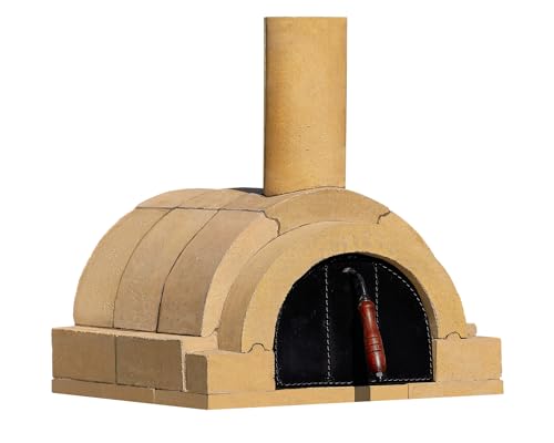 BRAVO Wood Burning Fire Brick Pizza Oven for Outdoor Cooking - FULLY