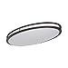 LB72135 LED Flush Mount Ceiling Lighting Oval, Oil Rubbed Bronze, 32-Inch, 35W, 200W Equivalent, 4000K Cool White, 2800 Lumens, ETL & DLC Listed, ENERGY STAR, Dimmable