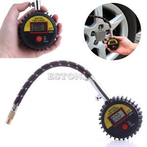 SLB Works Brand New Car Motorcycle Bike Tire Tyre Air Pressure Gauge Digital Tester 300 PSI New