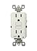 Leviton GFWR1-W Self-Test SmartlockPro Slim GFCI Weather-Resistant Receptacle with LED Indicator, 15 Amp, White primary