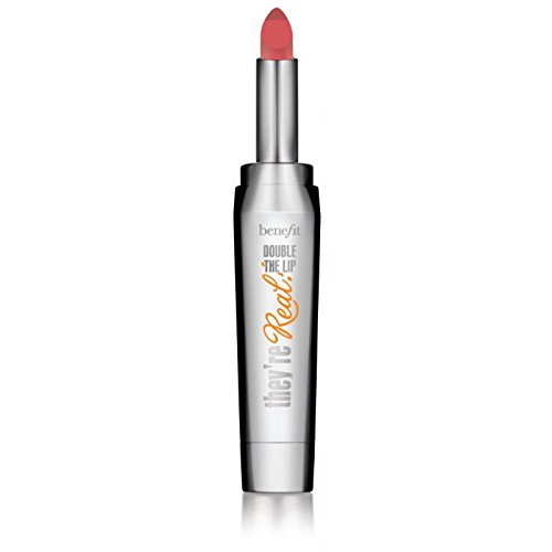 Benefit They re Real! Double The Lip Lipstick | Lusty Rose 0.75 g | 0.75 g Net wt. 0.02 oz.