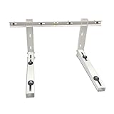 LBG Products Outdoor Wall Mounting Bracket for Ductless Mini Split Air Conditioner Condensing Heat Pump Systems, Universal, 7000-18000 Btu Condenser, Support up to 440lbs