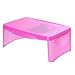Best Choice Products Folding Lap Desk for Laptops, Food, Work, w/Open Face Storage Compartment, Pink