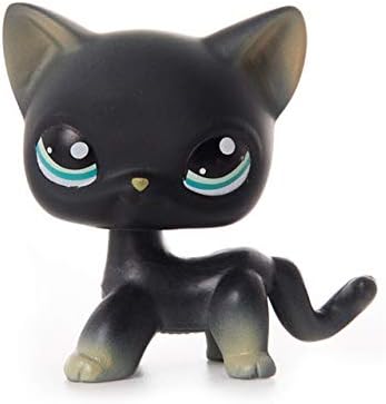 Yvonnezhang LPS Pet Shop Cute Short Hair Cat Toys Great Dane Collie Dogs PVC Action Stand Figure Toys Cosplay Dolls Model Toy Gifts For Kids,36