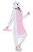 Newcosplay Unisex's Cartoon Clothing Animals Cosplay Costumes (S, Pink Unicorn)