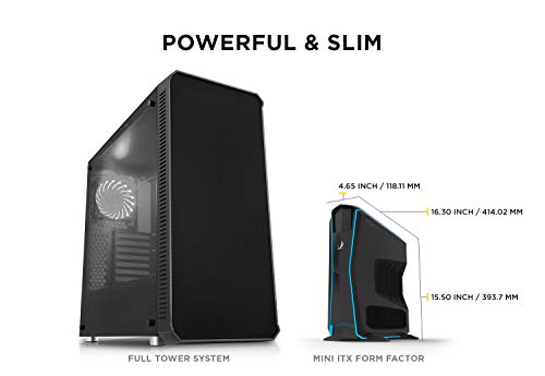 ZOTAC GAMING MEK1 GAMING PC, ZOTAC GeForce RTX 2060, Intel Core i5-9400F, 16GB DDR4/240GB NVMe SSD/1TB HDD/Windows 10 System, G12060C5R1B-U-W2B