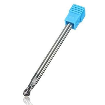 Generic Radius 3Mm 2 Flute Ball Nose End Mill Hrc45 R3X6X12X100 Carbide Cnc Milling Router Bit