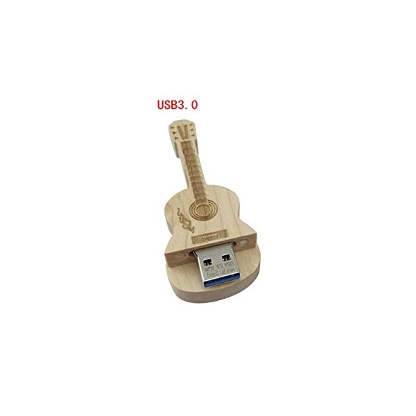 USB-Stick aus Ahornholz in Form einer Gitarre in Holzbox Maple Wood 3.0/16GB – Bild 5
