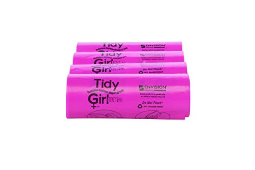 Envision TGUF TidyGirl Feminine Hygiene Disposal Bag Refills, Antimicrobial Additive, Odor Control, 30% Recycled Content, Pink (Pack of 600) - Thumbnail 7