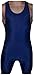 Navy Blue Lycra Wrestling Singlet: Youth and Mens sizes, by 4-Time