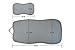 Sojoy Car Seat Covers and Cushions Full Set Universal Four Seasons Car Seat Protector(Dark Gray)
