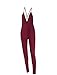 Sedrinuo Women's Top Cross Backless Jumpsuit