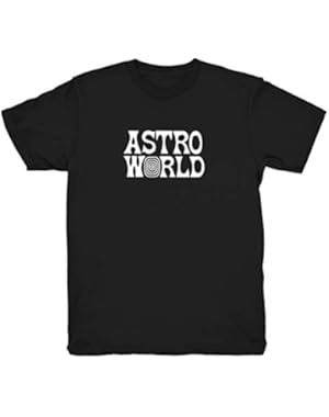 Astroworld Travis Scott Album Merch Tee - Black