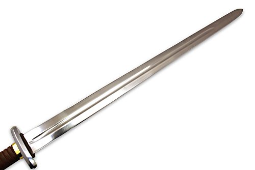 Full Tang Viking Sword w/ High Carbon Tempered Hand Forged Carbon Steel Battle Ready & Fully Functional - Image 4