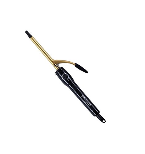 Kiss Products Red Ceramic Curling Iron, 0.37 Inch, 1 Pound