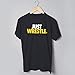ChalkTalkSPORTS Just Wrestle T-Shirt | Wrestling Tees | Black | Adult, Small