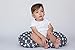 Maternity Breastfeeding Pillow Cover by Danha-Newborn Baby Feeding Cushion Case-Cute Donut Shape Wedge Pillow-Best Infant Support-for New Moms-Deer Head Prints Slipcover-Breathable Soft Fabric