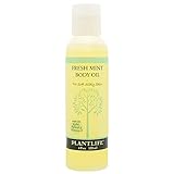 Fresh Mint Body & Bath Oil with Vitamin E, Apricot & Jojoba- 4 oz.