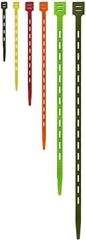 ONE TIE Reusable Tie Strap, Assorted, 25 pack