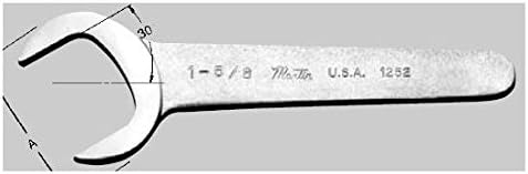 Chrome 30? Angle Service Wrench - 2-1/2" Wrench Opening