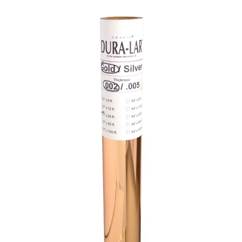 Grafix Gold .002 Dura-Lar 27-Inch-by-25-Feet, Roll