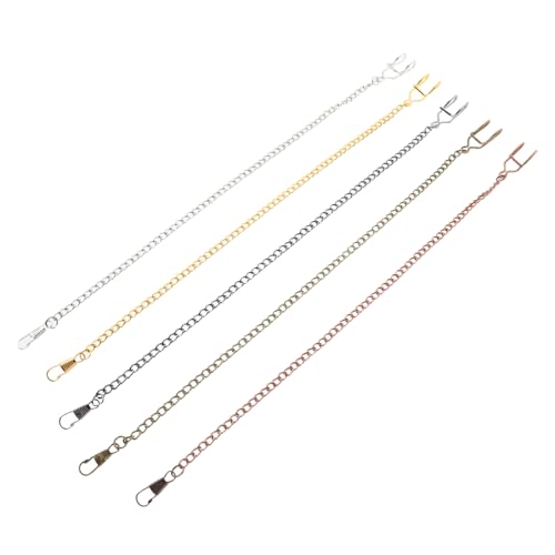 Didiseaon 5Pcs Vintage Pocket Watch Chain Alloy Waist Jean Pants Vest Chain for Business and Casual Outfits Retro Style Accessory Versatile for Multiple Occasions