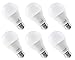 Hyperikon A19 LED Light Bulb, 14W=75W, Non Dimmable, E26, UL, Daylight White, 6 Pack