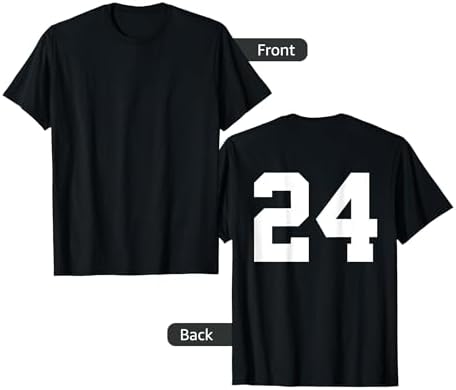Amazon.com: Number 26 (on Back) Sports Team Jersey Number T-Shirt