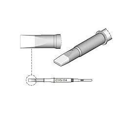 JBC C115114 - Cartridge Chisel 1.8 x 0.5