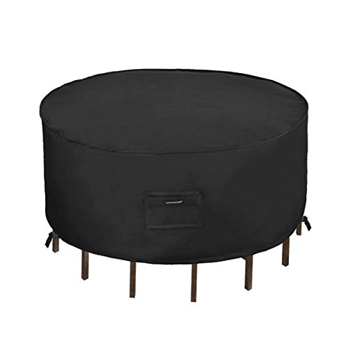 Patio Watcher Bistro Round Table and Chair Set Cover, Durable and