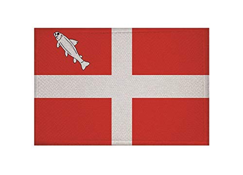 U24 Écusson à Coudre Motif Drapeau Annecy 9 x 6 cm
