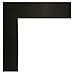 US Art 13x19 - Inch Picture Frame, Smooth Wrapped Finish, 1.25 - Inch Wide Flat, Satin Black, 100% American Wood Composite MDF
