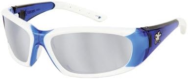 Crews Force Flex Next Generation Ultra-Flexible Safety Glasses FF327 With Silver Mirror Lens
