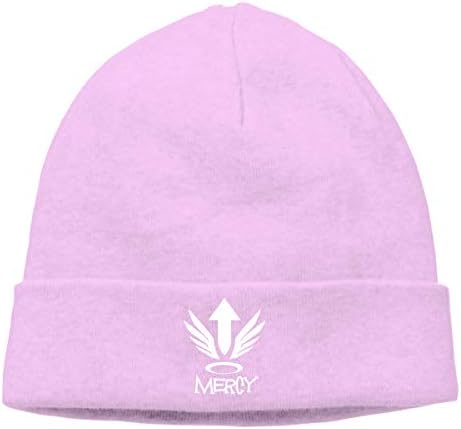 Gaoger Mens & Womens Overwatch Mercy Skull Beanie Hats Winter Knitted Caps Soft Warm Ski Hat Black