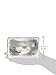 SYLVANIA H4666 Basic Halogen Sealed Beam Headlight 100x165, (Contains 1 Bulb)