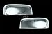 Razer Auto Triple Chrome Plated Top Half Mirror Cover for Mirrors Without Embedded Turn Signal Lights for 09-15 Dodge RAM Truck 1500/2500/3500