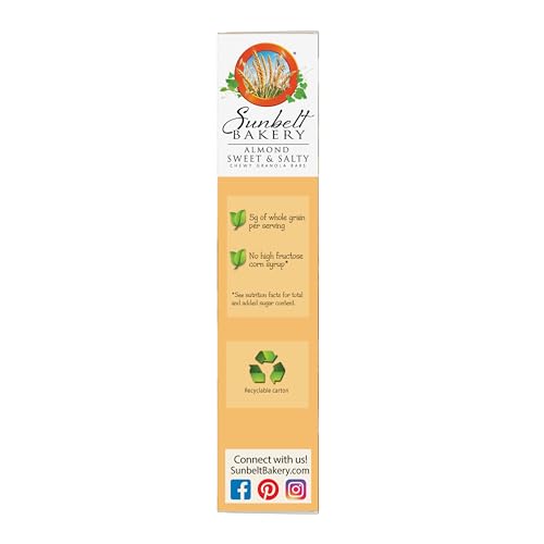 SUNBELT BAKERY ALMOND SWEET & SALTY CHEWY GRANOLA BARS, 8-1.0 OZ BARS